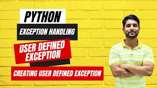 User Defined Exception in Python Explanation Program
