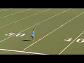 Running 100 yard dash