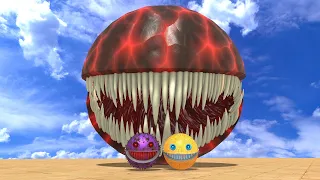 PACMAN VS ROBOT AND MONSTERS || BEST ADVENTURES