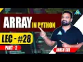 Array in Python By Anish sir