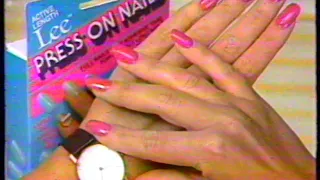 1986 Lee Press On Nails Active Length TV Commercial