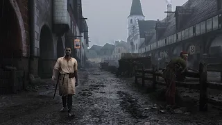 Storm Over a Medieval City — Relaxing Rain Walk in Kuttenberg, 1403 (Kingdom Come Deliverance 2)