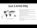 Unit 3 FRQ Universalizing v Ethnic Religions Christianity Judaism Diffusion AP Human Geography