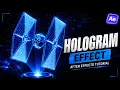 After Effects Hologram Effect Tutorial Create a Futuristic Hologram
