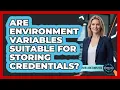 Are Environment Variables Suitable For Storing Credentials