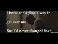 Sam Hunt- Break Up In A Small Town Lyrics