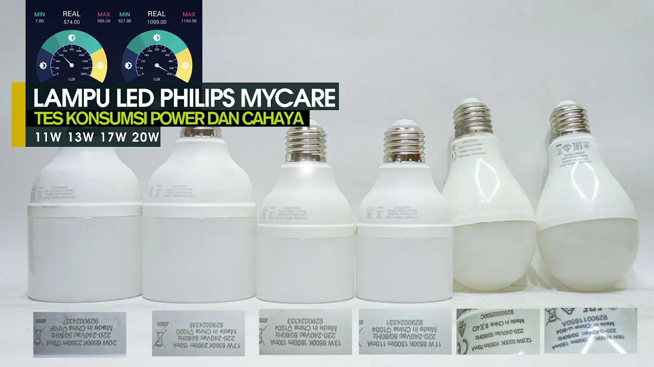 Cara memperbaiki Lampu Philips 7 Watt nyala redup
