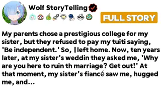My Parents Chose A Prestigious College For My Sister But They Refused To Pay My Tuiti 