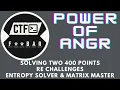 Power of Angr Solving Entropy Solver Matrix Master Foobar CTF 2022