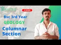 Columnar Section Complete in One BSc 3rd Year Geology 10 Marks