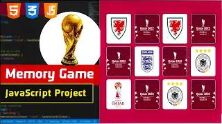 Memory Card Game JavaScript Tutorial