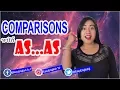 COMPARISONS WITH AS AS - Comparar en INGLES usando AS AS