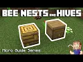 Bees Nest Hive - Minecraft Micro Guide
