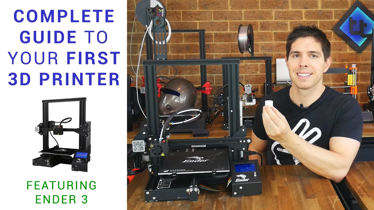 Complete beginner's guide to 3D printing - Assembly, tour, slicing, levelling and first prints