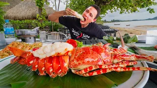 Best Seafood in Phuket GIANT LOBSTER Crab Curry in Phuket Thailand