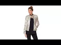 Warrior by Danica Patrick Faux Leather Quilted Jacket