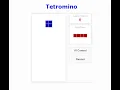 Tetromino AI Game using JavaScript