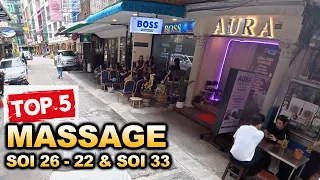 Top 5 best Nuru Massage shop Streets in Bangkok - Walking Sukhumvit Soi 33 26 24 22 20