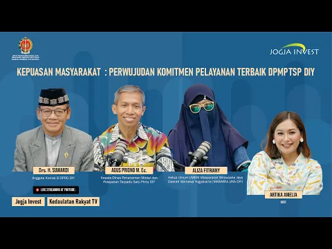 Download MP3 PODCAST JOGJA INVEST - KEPUASAN MASYARAKAT : PERWUJUDAN KOMITMEN PELAYANAN TERBAIK DPMPTSP DIY-EPS 6