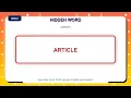 Hidden Word Puzzle 10 Word Search Practice Challenges