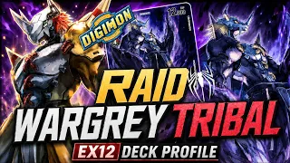 RAID WarGreymon Tribal Deck Profile EX12 Meta Digimon TCG