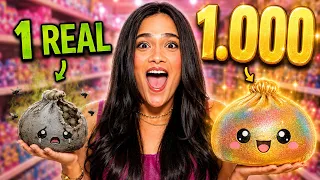 DUMPLING SQUISHY DE 1, 100 OU 1.000 REAIS! 