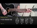 Lana Del Rey - Watercolor Eyes Easy Guitar Lesson Tutorial with and Rhythm