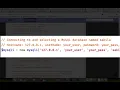 PHP mySQL database service class part 1