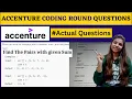 Accenture Coding Question Find all the pairs with given sum