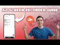 How To Use AZ Screen Recorder on iOS and Android Complete Tutorial 2026