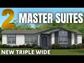LARGE triple wide with 2 MASTER SUITES Never seen a house like this Mobile Home Tour