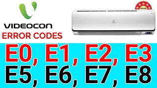 con AC error codes E1 E2 E3 E4 E5 E6 solution Air conditioner repair