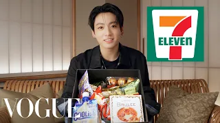 bts s jung kook taste tests japanese 7 11 snacks in the bag vogue