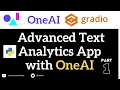 Build Advanced Analytics App with OneAI and Gradio