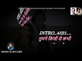 Tumne Kisi Se Kabhi Pyaar Kiya Hai Karaoke With Scrolling Lyrics Eng. & हिंदी