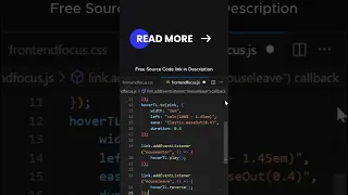 Read More Button Animation Pure CSS Hover Effect Modern UI Design