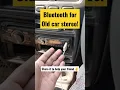 Bluetooth for Old car stereo! #shorts #cartips #cars