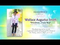 Funeral Service For Wallace Smith Wal