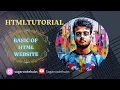 HTML Tutorial Basic Structure of a Website Web Development Tutorials