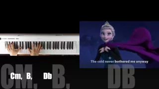 Frozen Let it go - Chords and