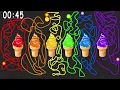 1 minute Timer Bomb RAINBOW ICE CREAM