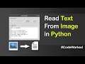 Read Text From Image in Python