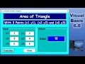 Coordinate Geometry Program 3 Visual Basic 6 0