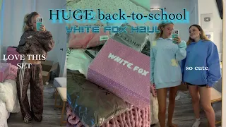 HUGE back-to-school WHITE FOX HAUL