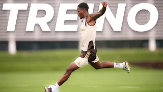 APÓS VITÓRIA NO CLÁSSICO, FLAMENGO TREINA NO NINHO DO URUBU