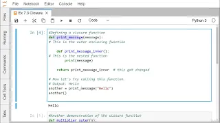 48 Tutorial 49 Python Closure