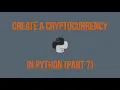 Python Cryptocurrency Part 7 User Registration