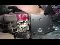 how to take a throttle cable off and put one on a Craftsman riding lawn mower year 2002 lt1000