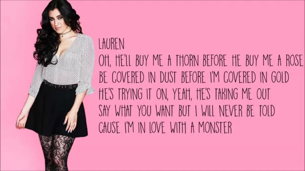 Fifth Harmony - I'm in love with a monster ( Official Lyrics)