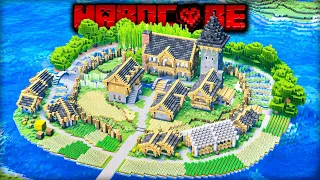 I Built the ULTIMATE ISLAND BASE in Minecraft Hardcore